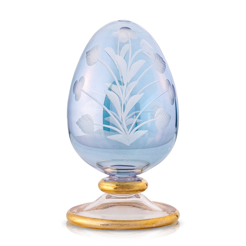 Egyptian Glass Eggs (Blue)